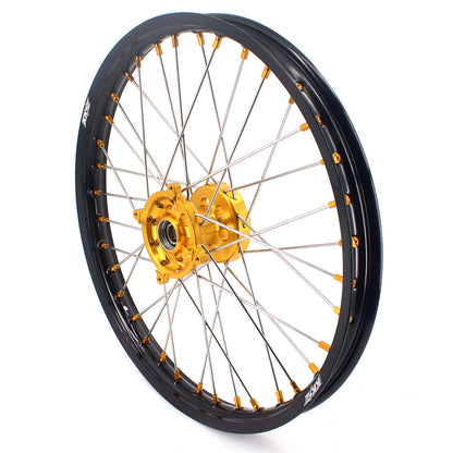 KKE 21 & 18 Enduro Rims for Suzuki RMZ250 2007-2018 RMZ450 2005-2017 Gold Nipple