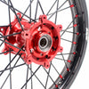 KKE 21 & 19 MX Rims for Suzuki RMZ250 2007-2025 RMZ450 2005-2025 Black Spokes