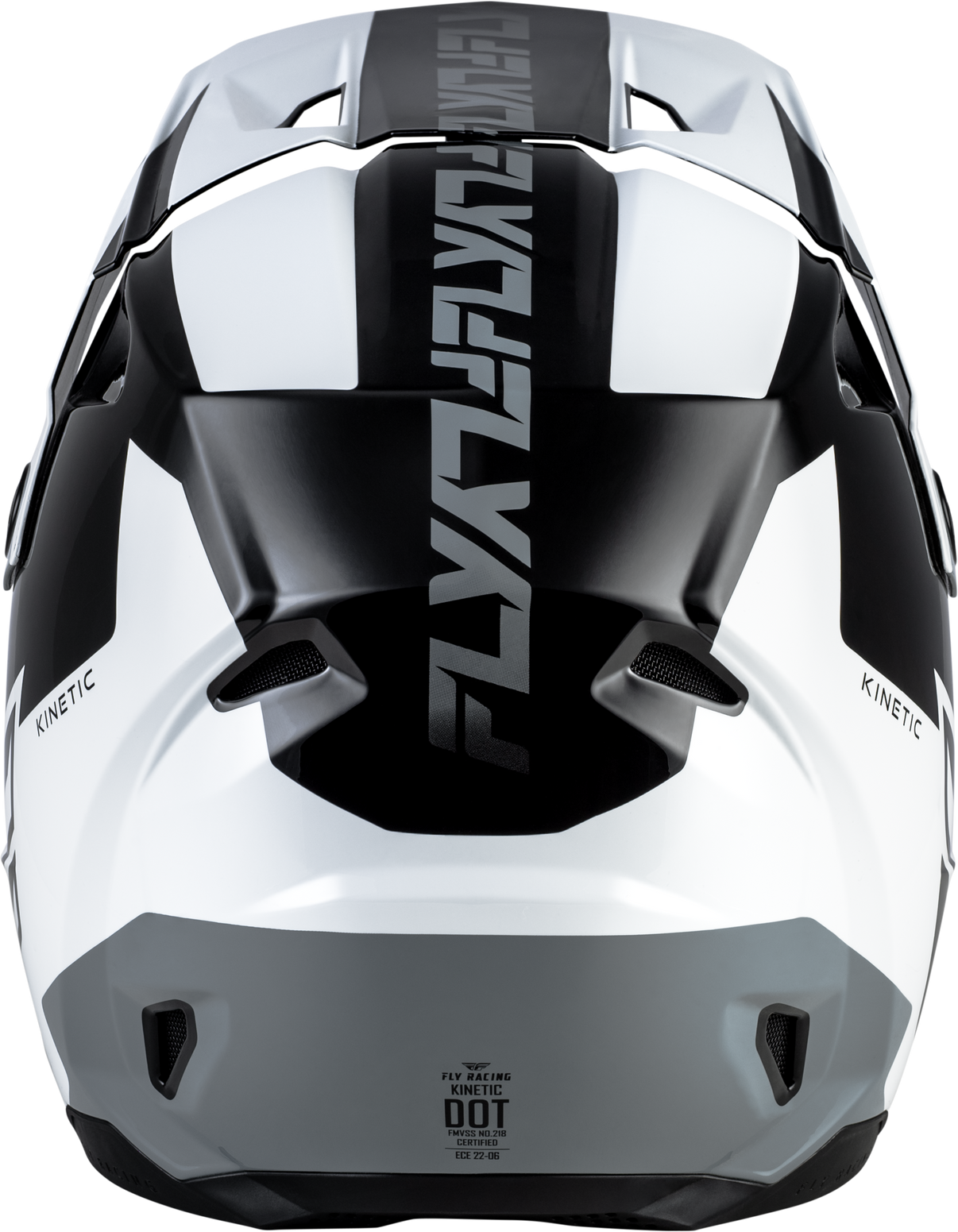 Kinetic Crest Helmet Black/White/Grey Xs