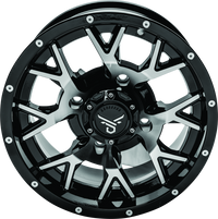 QuadBoss Barbwire 14X7 - 5+2 - 4/137 - Black Machined