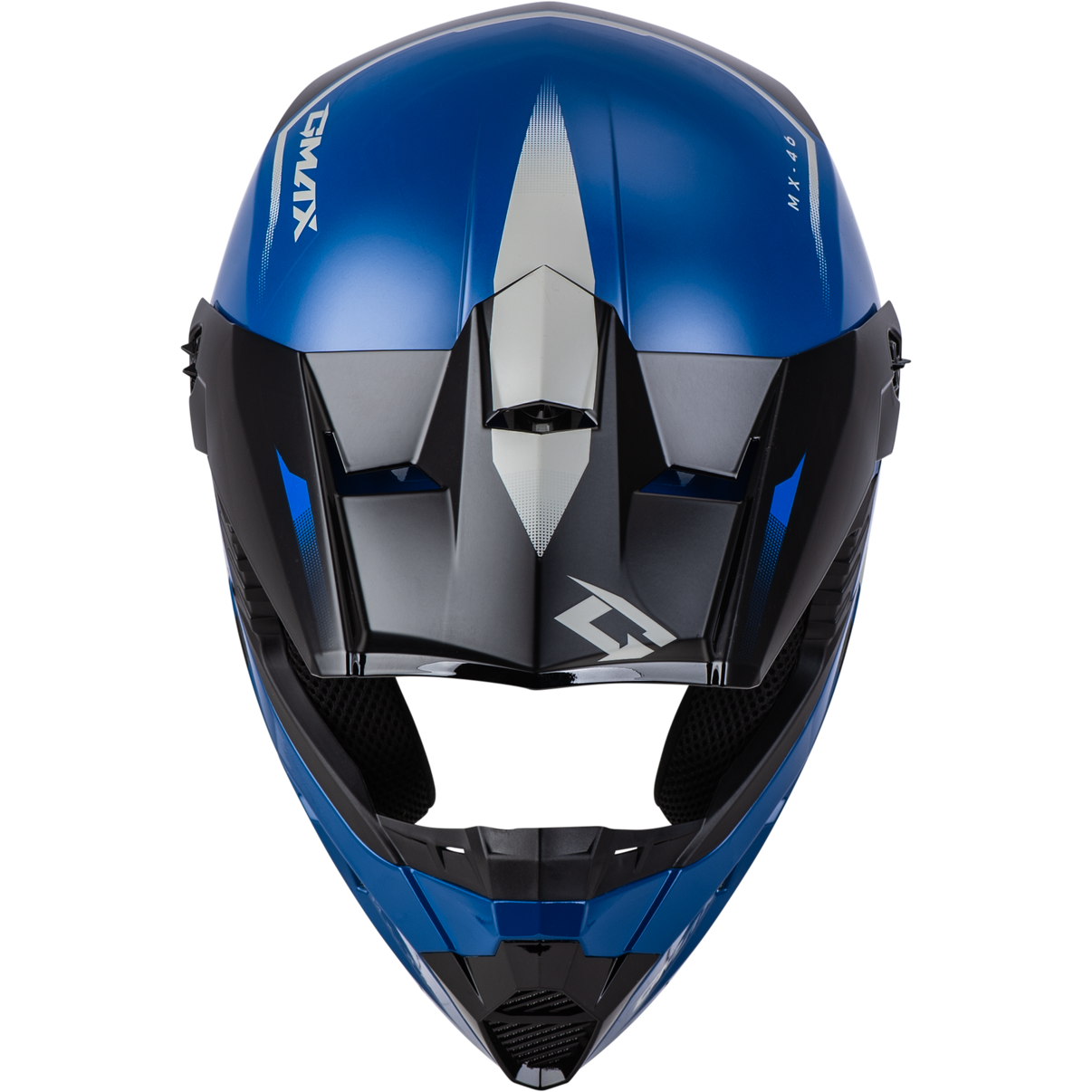 Mx 46 Compound Helmet Blue/Black/Grey Yl