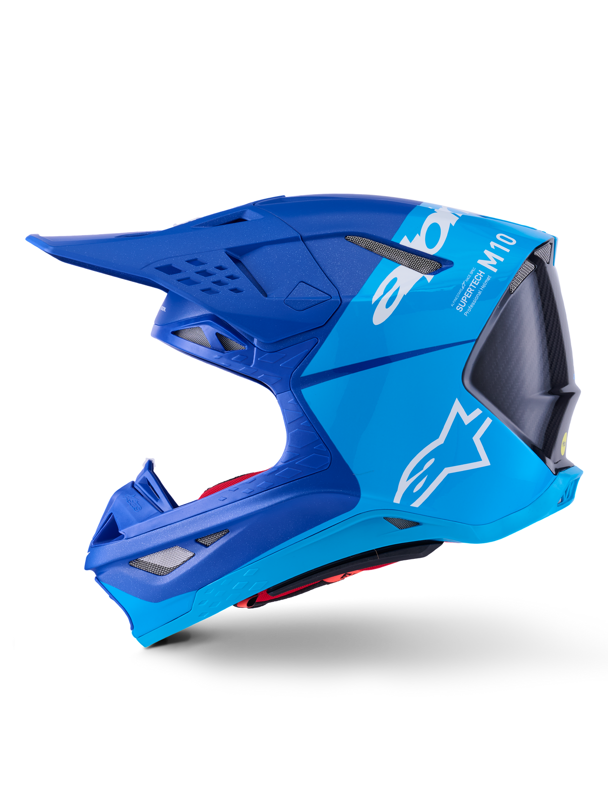 Supertech S M10 Flood Helmet Met Blu/Md Blu/Blk Crb M&G Xl