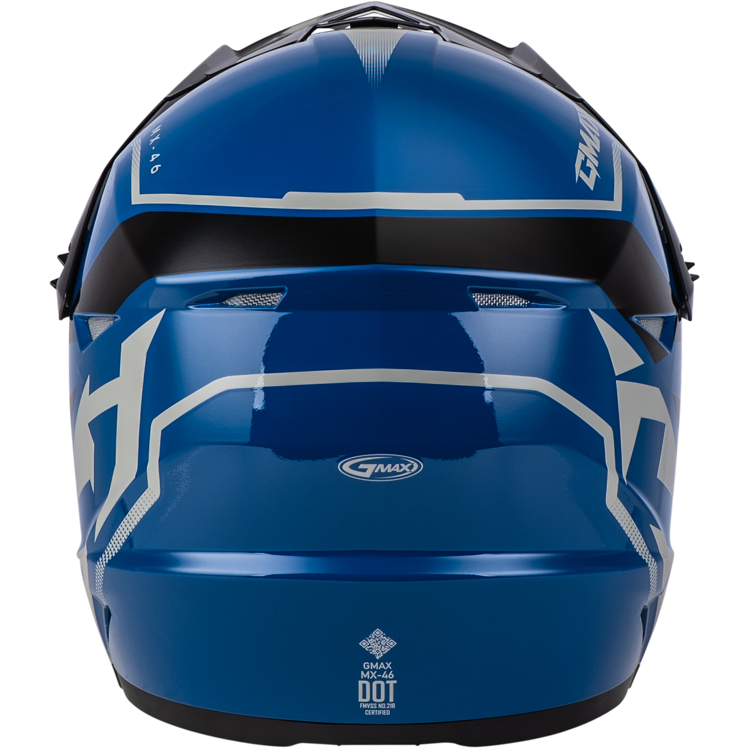 Mx 46 Compound Helmet Blue/Black/Grey Yl