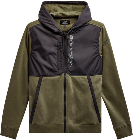 Aligned Hoodie Military/Black Sm