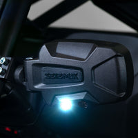 Seizmik 24+  Polaris/Cam-am/Honda/Kaw Pursuit Night Vision Sideview Mirror Adj. 1.75-2 in. ROP -Pair