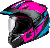 Gm 11 Decima Helmet Black/Pink/Blue Md