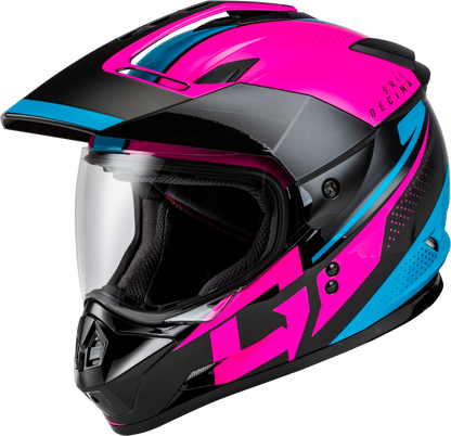 Gm 11 Decima Helmet Black/Pink/Blue Md