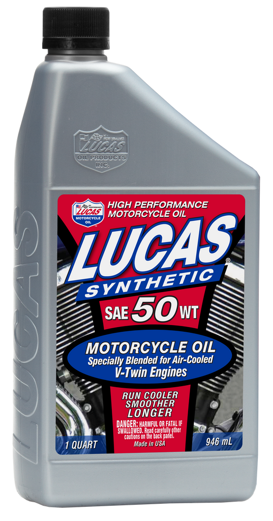 LUCAS Synthetic High Performance Oil 50wt 1qt - Part Number 10765