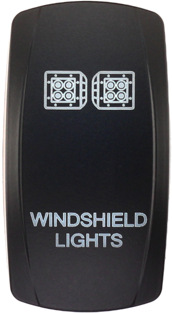 XTC Power Products SW00-00107025 Dash Switch Rocker Face for Windshield Light