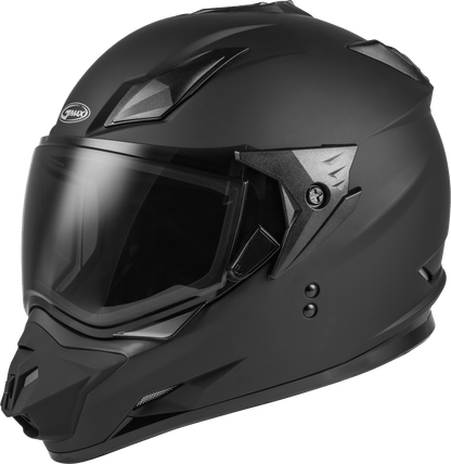 Gm 11 Dual Sport Helmet Matte Black  Lg
