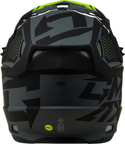 Mx 96 502 Helmet Matte Grey/Hi Viz Lg