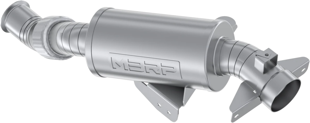 3" Perf Slip On Muffler W/Cat Can Am