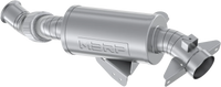 3" Perf Slip On Muffler W/Cat Can Am