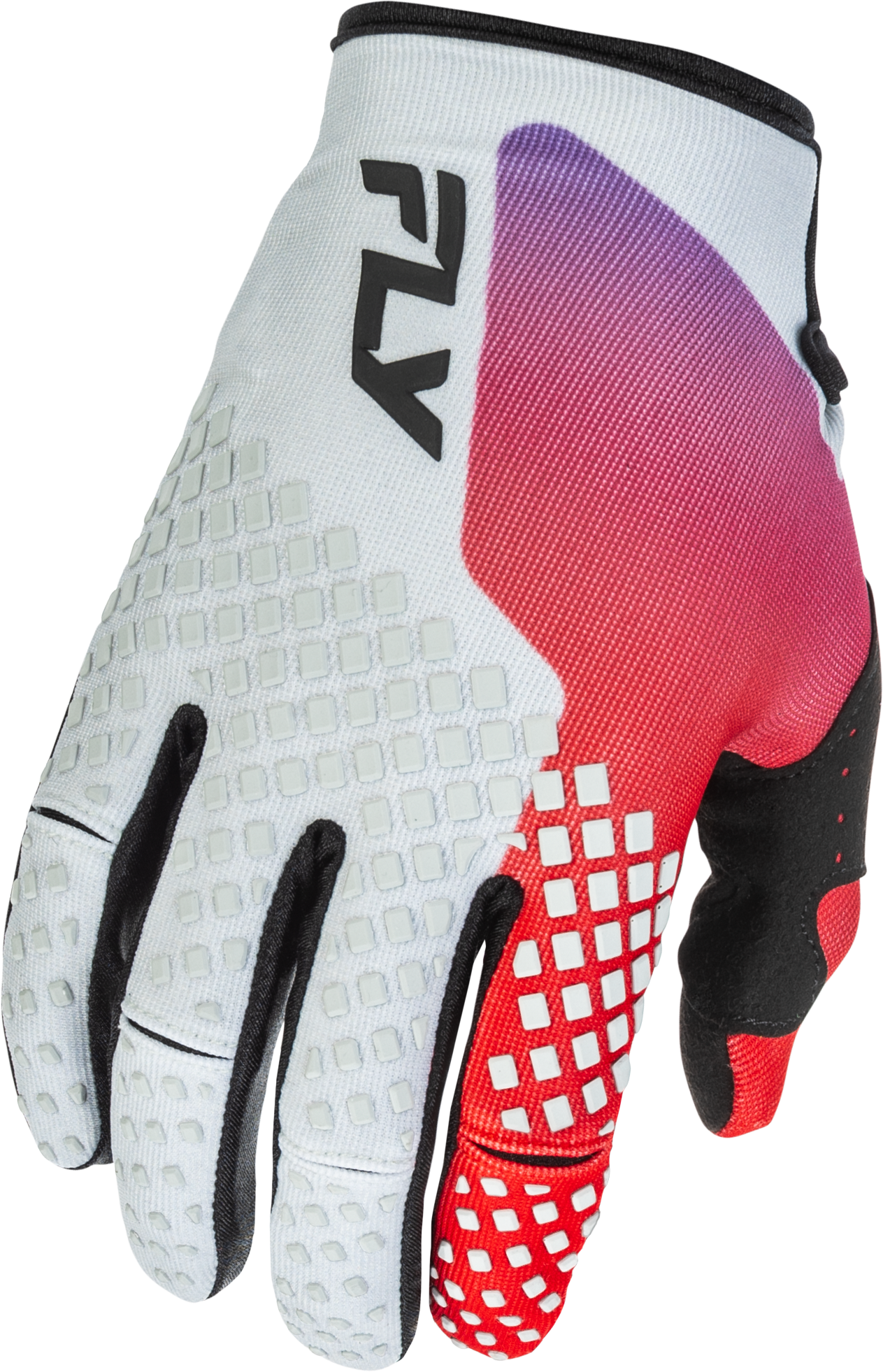 Youth Kinetic Gloves Grey/Red/Purple/Black Ym