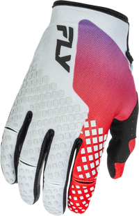 Youth Kinetic Gloves Grey/Red/Purple/Black Ys