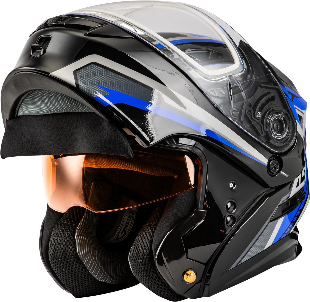 Md 01s Transistor Snow Helmet Blue/Black Md