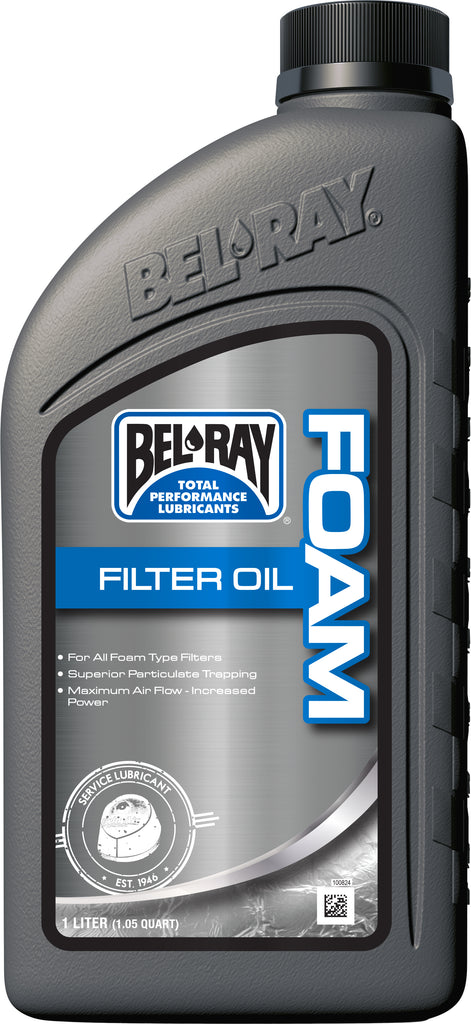 BEL-RAY Foam Filter Oil 99190-B1LW - 1L for Enhanced Engine Performance