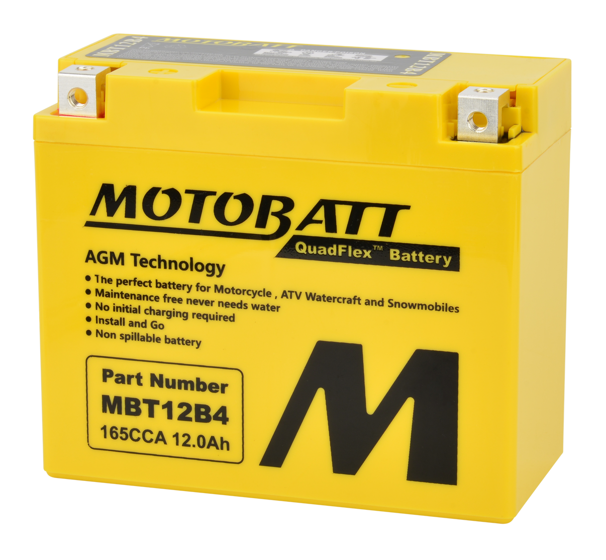 Battery Mbt12b4 Sealed Factory Activated