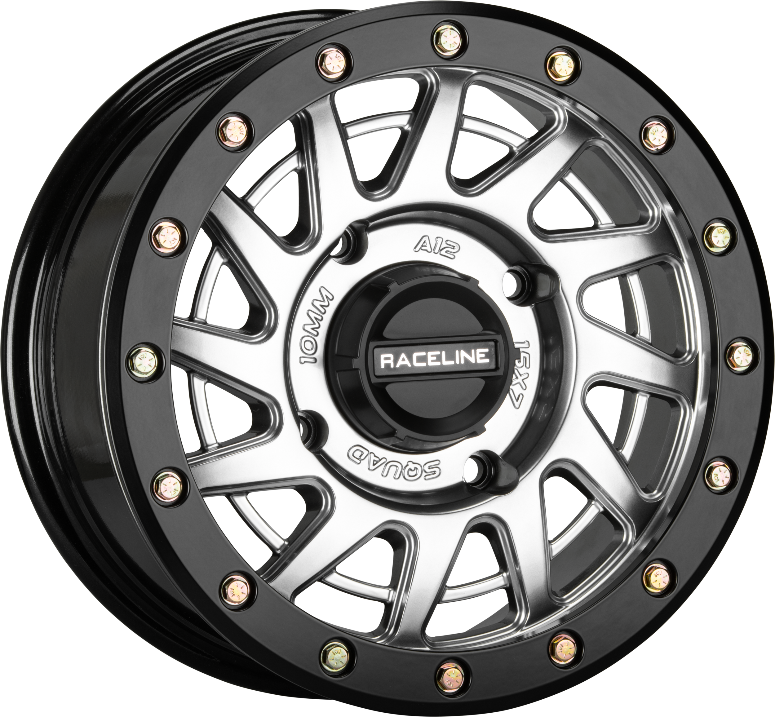 Squad Bdlk Wheel 15x7 4/137 5+2(+10mm) Hyper Silver