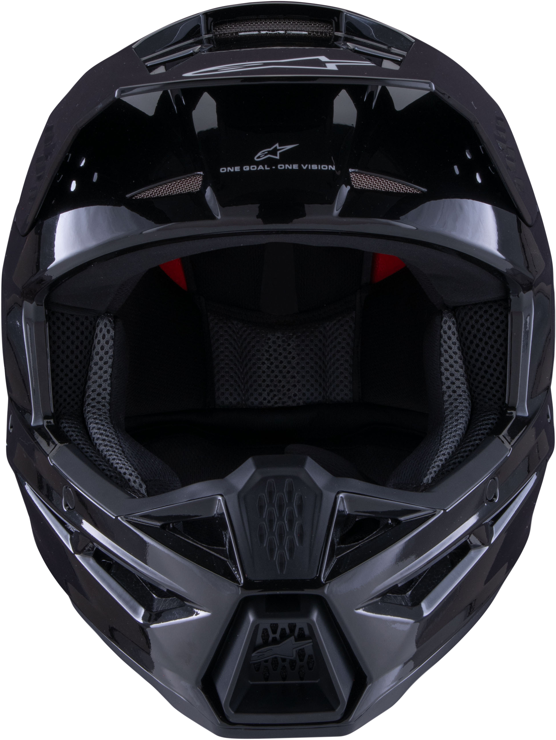 Sm3 Solid Helmet Black Glossy Lg