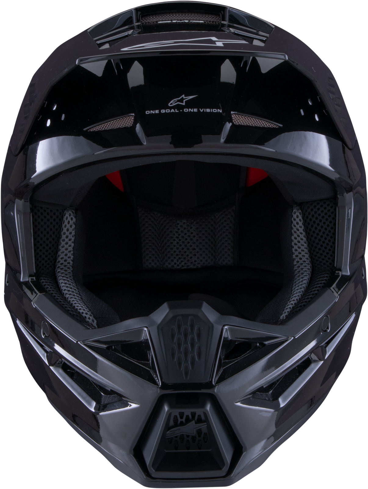 Sm3 Solid Helmet Black Glossy Md