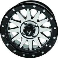 QuadBoss Wagon 14X7 - 5+2 - 4/110 - Black Machined