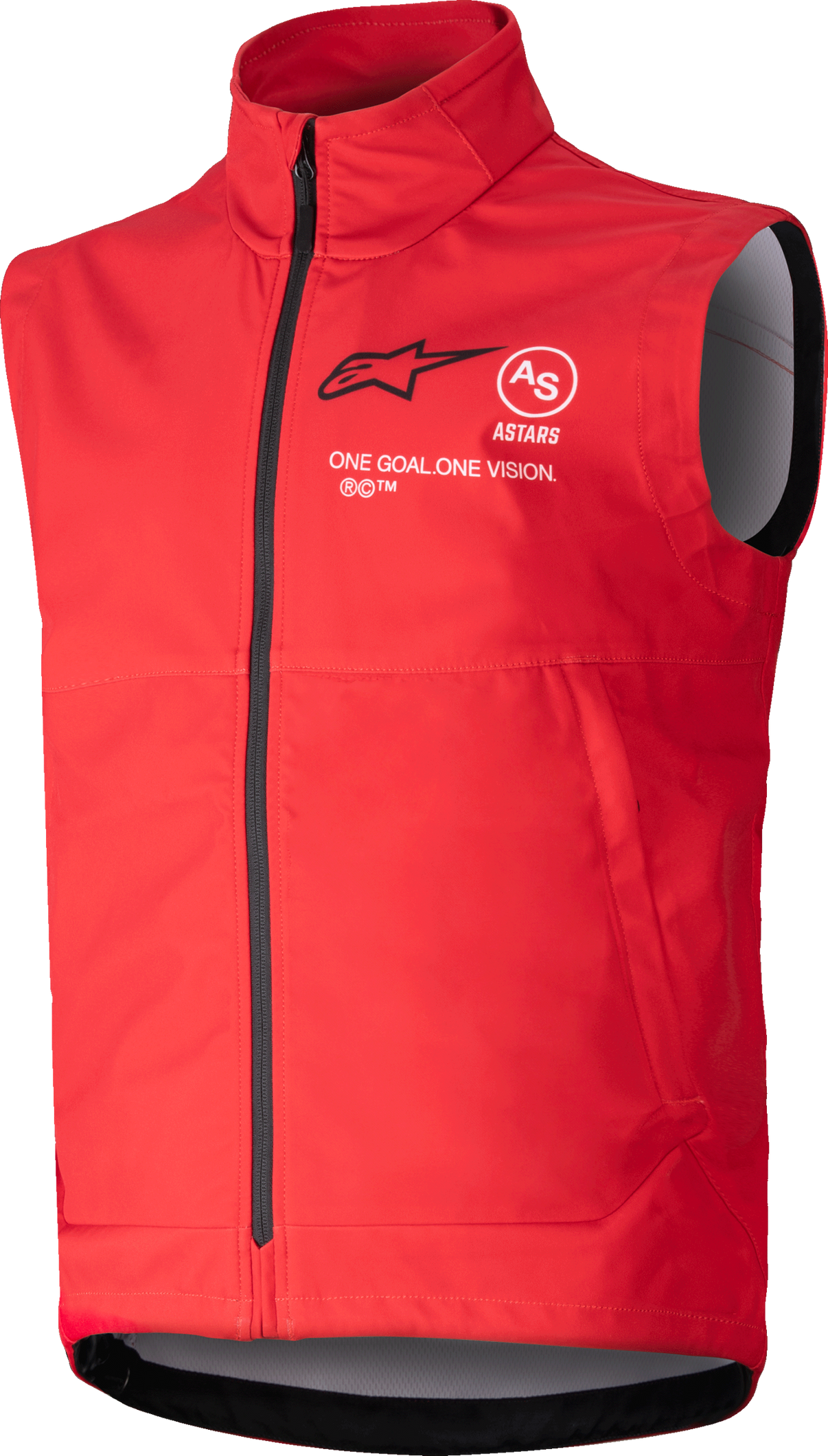 Youth Techstar Softshell Vest Bright Red Lg