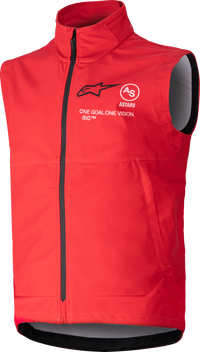 Youth Techstar Softshell Vest Bright Red Lg