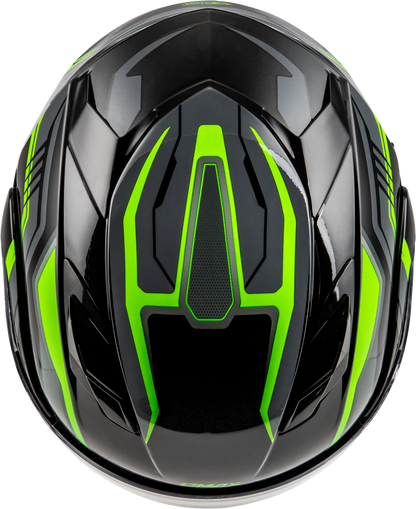 Md 01s Transistor Snow Helmet Black/Grey/Green 2x