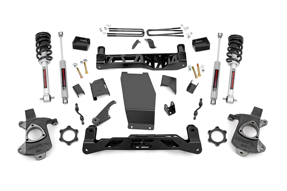 5 Inch Lift Kit | Alum/Stamp Steel | N3 Struts | Chevy/GMC 1500 (14-18 & Classic) | 22434