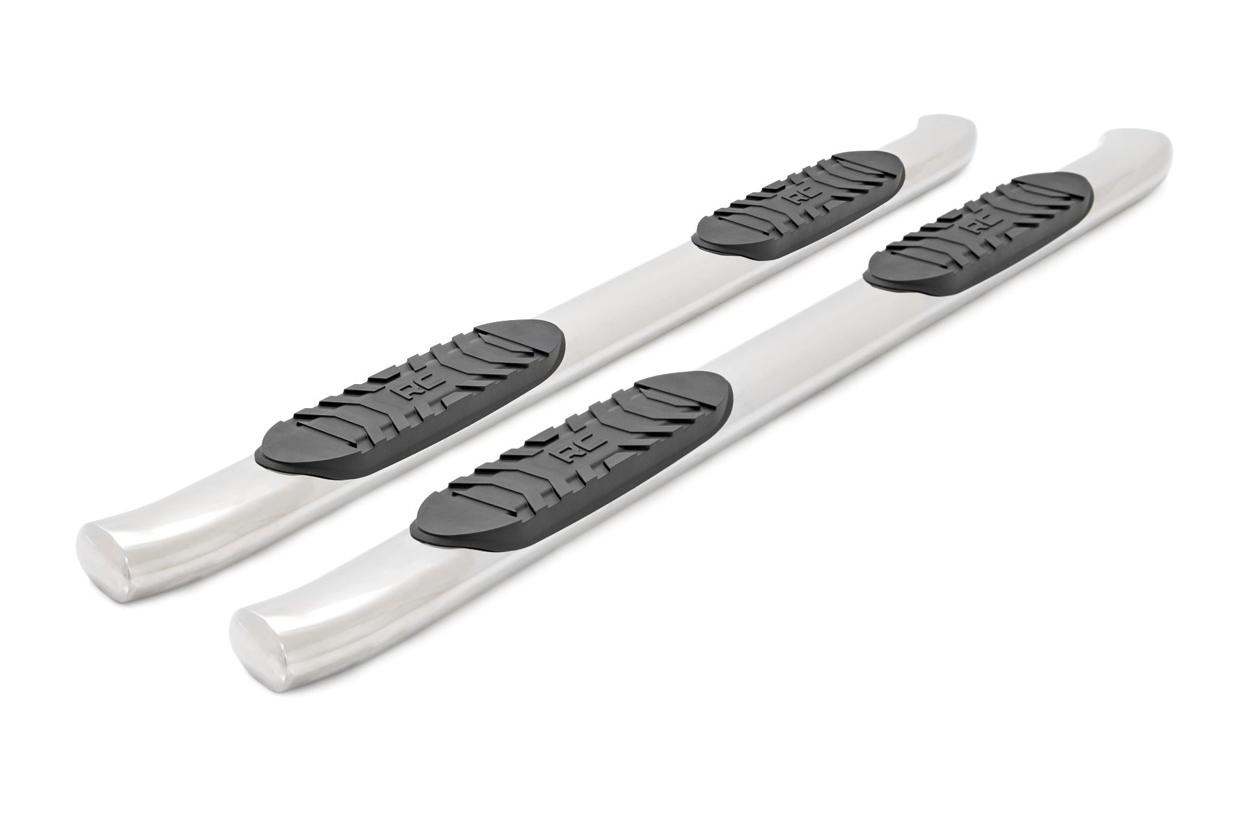 Oval Nerf Steps | Stainless | Crew Cab | DEF Tank | Chevy/GMC 1500/2500HD/3500HD (07-19 & Classic) | 21001S