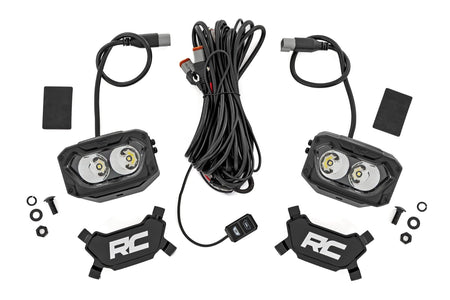 Rough Country | 5 Inch Light Pods | White/Amber DRL | Spot | Pair | 70117