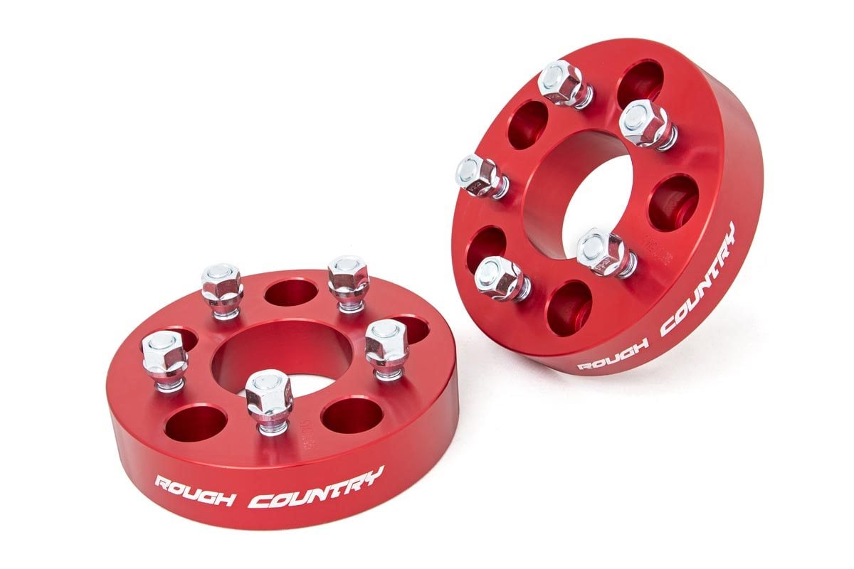 1.5 Inch Wheel Adapters | 5x5 to 5x4.5 | Red | Jeep Wrangler JK/Wrangler Unlimited (07-18) | 1100RED