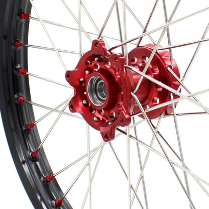 KKE 21" 19" or 21" 18" Spoke Wheels Rims For HONDA CRF250R 2004-2013 CRF450R 2002-2012