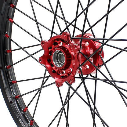 KKE 21in. 19in.  or 21in. 18in. Motorcycle Spoked Wheels Rims For HONDA CRF250R 2004-2013 CRF450R 2002-2012
