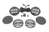 Rough Country | Black Series Halo LED Light Pair | White/Amber DRL | 6.5 Inch | Round | 70805B