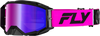 Zone Pro Goggle Pink/Black W/ Iridescent Red Mir/Smk Lens