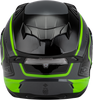 Ff 98 Aftershock Helmet Grey/Neon Green Lg