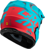 Mx 96 502 Helmet Matte Blue/Red  Lg