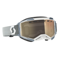 Fury Snowcross Goggle White/ Grey Ls Bronze Chrome