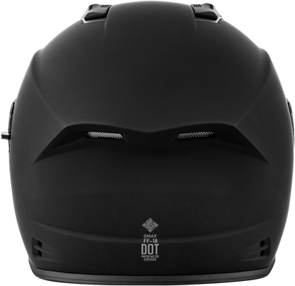 Ff 18 Solid Helmets Matte Black Lg