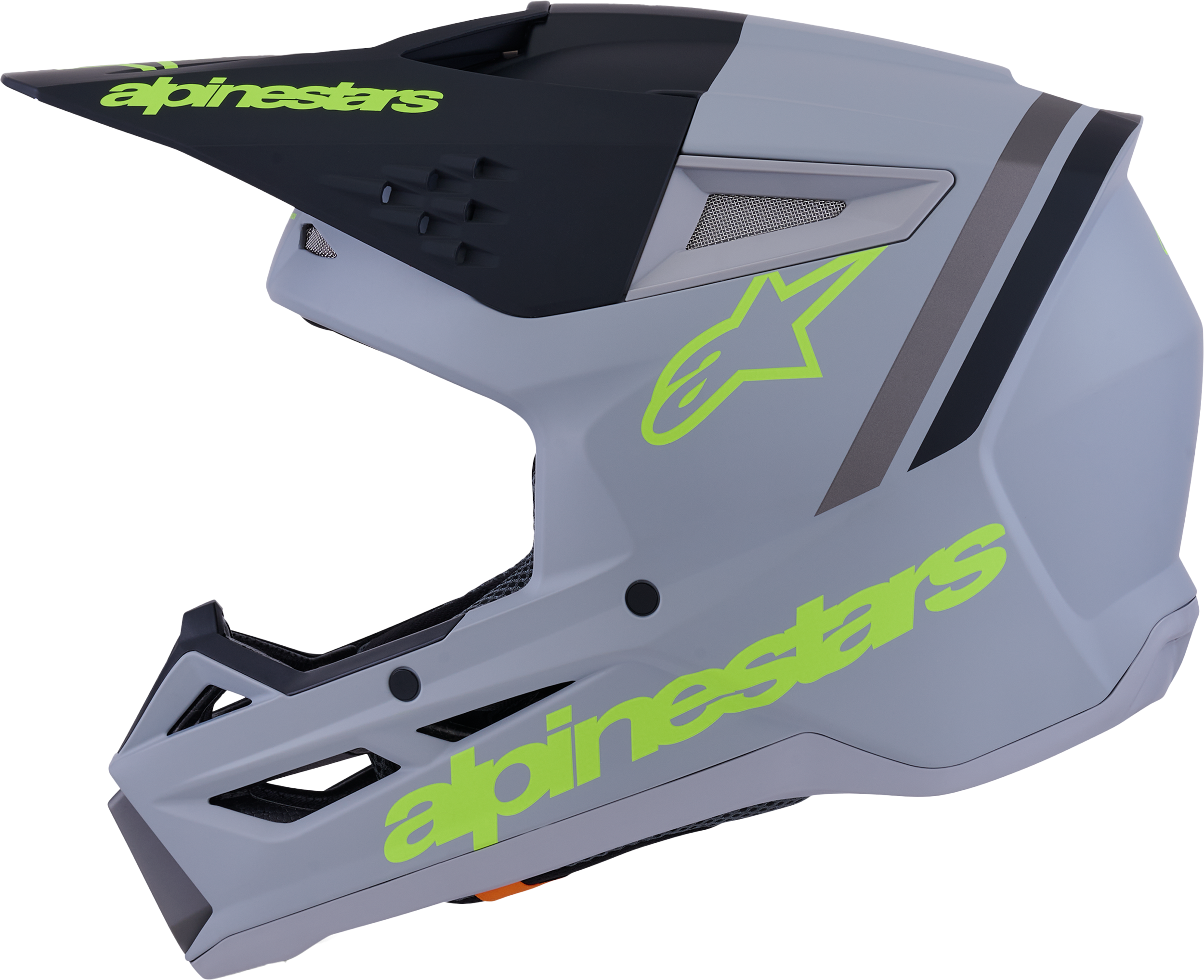 Sm3 Radium Helmet Gry/Blk/Ylw Fluo Matt Md