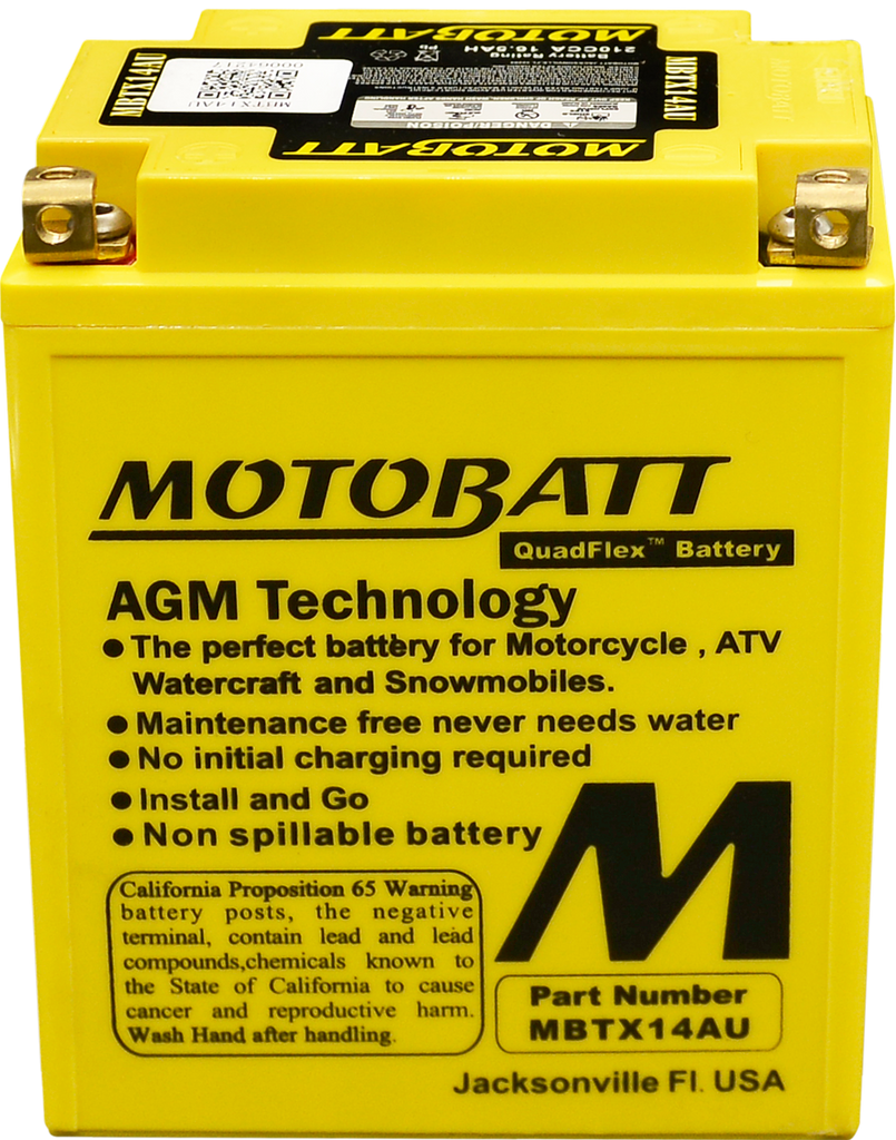 Battery Mbtx14au Sealed Factory Activated