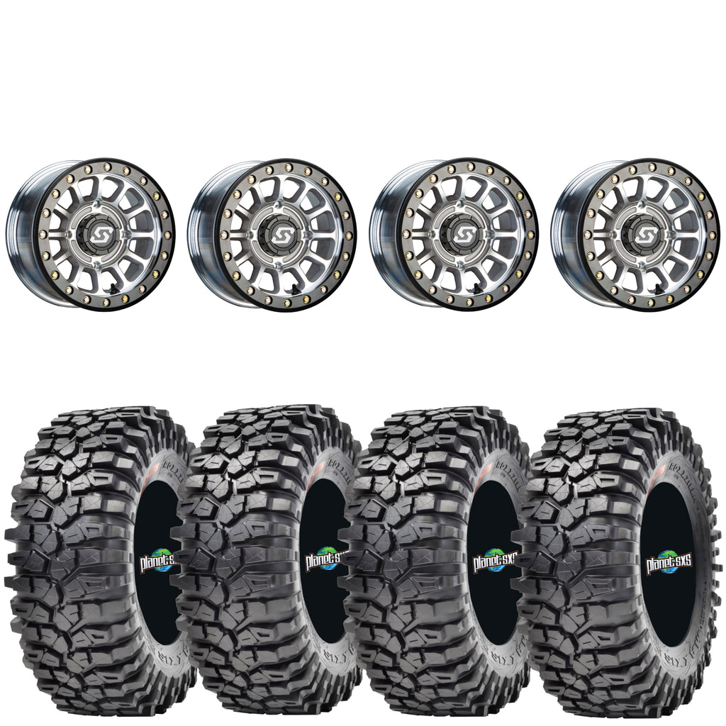 Sedona Sano beadlock machined on Maxxis Roxxzilla | 4/156 4+3 (+10mm)