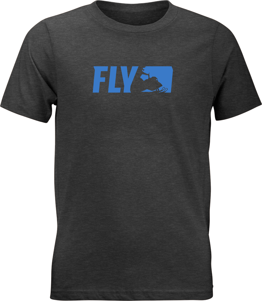 Fly Youth Primary Tee Charcoal Yx