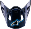 S M10 Tld Visor Ed25 Dark Blue Glossy
