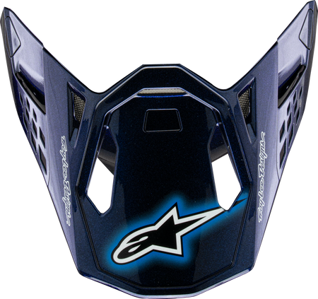 S M10 Tld Visor Ed25 Dark Blue Glossy