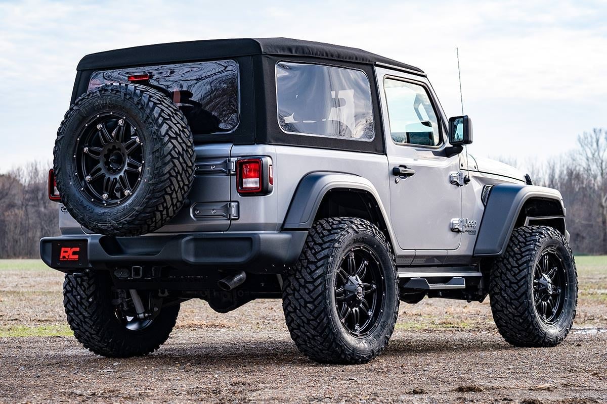 3.5 Inch Lift Kit | Adj Lower | FR D/S | Jeep Wrangler JL 4WD (2024-2025) | 91730