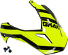 Visor W/Screws Trapper Black/Hi Vis Gm 11s