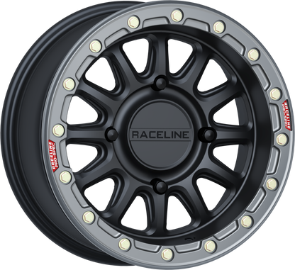 Raceline A14 Alpha beadlock 15x7 10mm Maxxis Rampage Fury kit